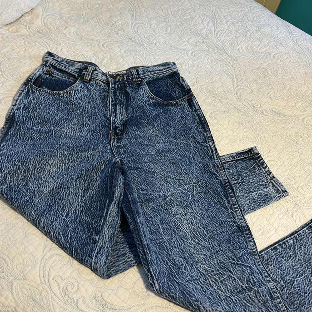 Vintage Stefano High-Waisted Acid Washed Jeans Sz 12